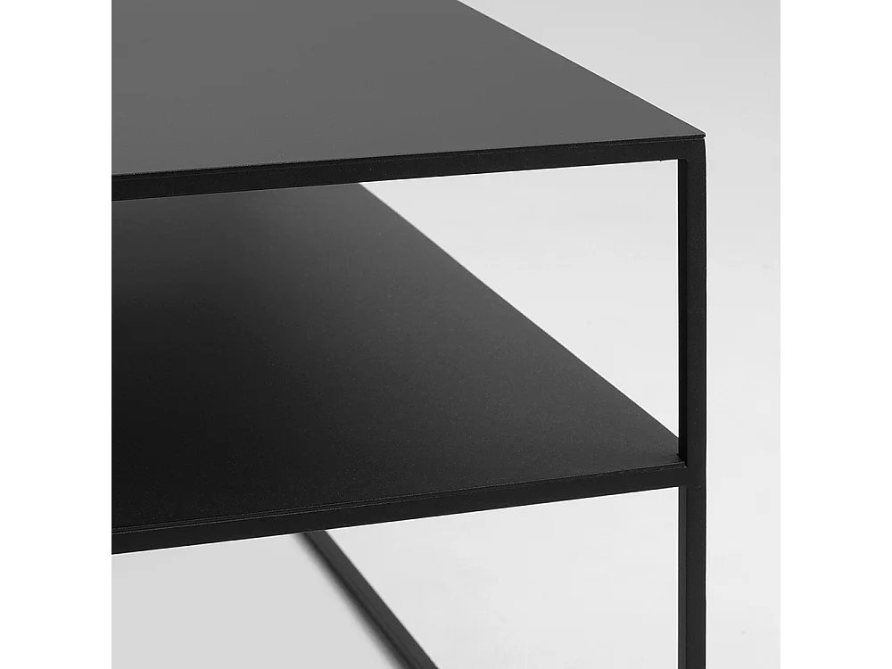 Couchtisch 80x80x45 cm schwarz Tensio