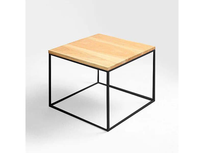 Salontafel 50x50x45 cm Zwart Tensio Hout 50