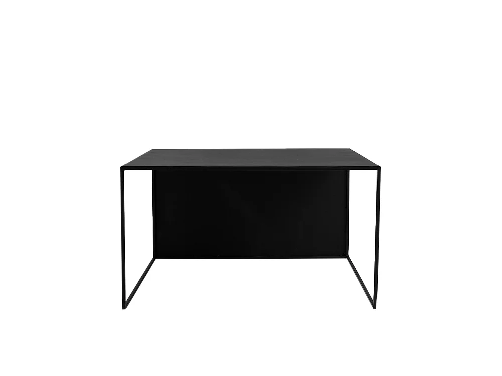 Couchtisch 0,8x0,8x0,45 m schwarz 2WALL METALL 80