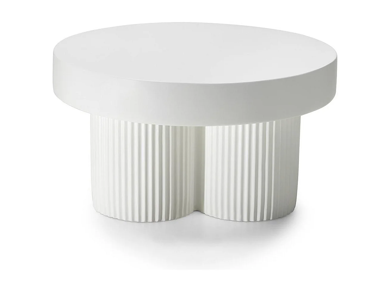 Couchtisch 70x70x38 cm Off-White Rigato