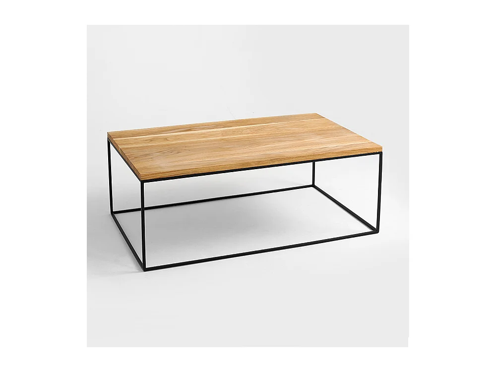 Couchtisch 100x60x45 cm Schwarz Tensio-Holz