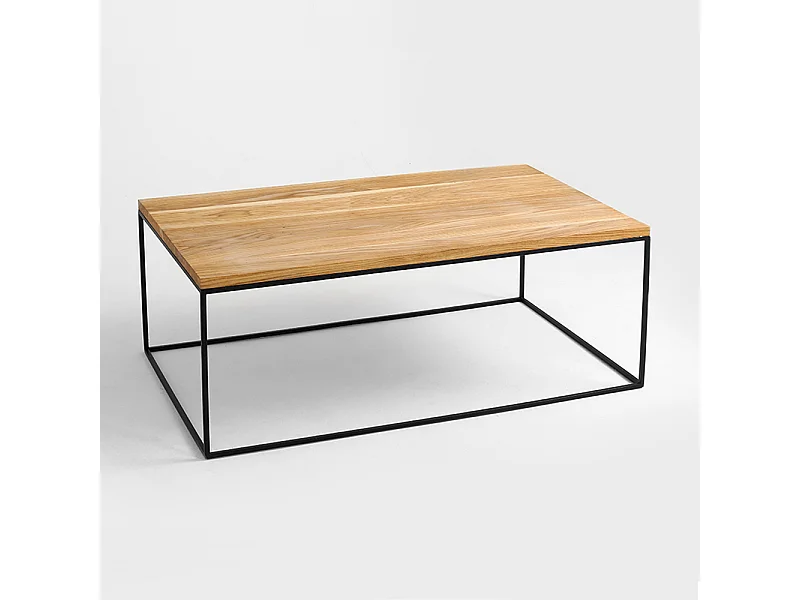 Salontafel 100x60x45 cm Zwart tensio hout