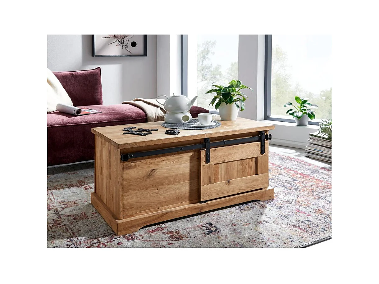 Couchtisch 1,02x0,52x0,472 m Eiche geölt NYKS WZ-0424