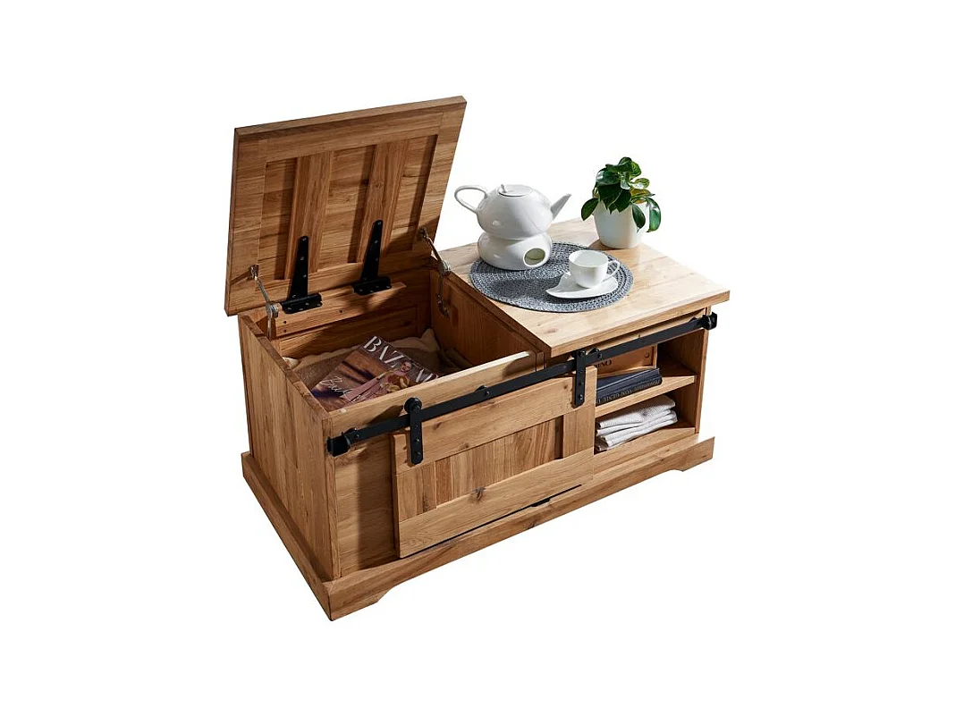 Couchtisch 1,02x0,52x0,472 m Eiche geölt NYKS WZ-0424