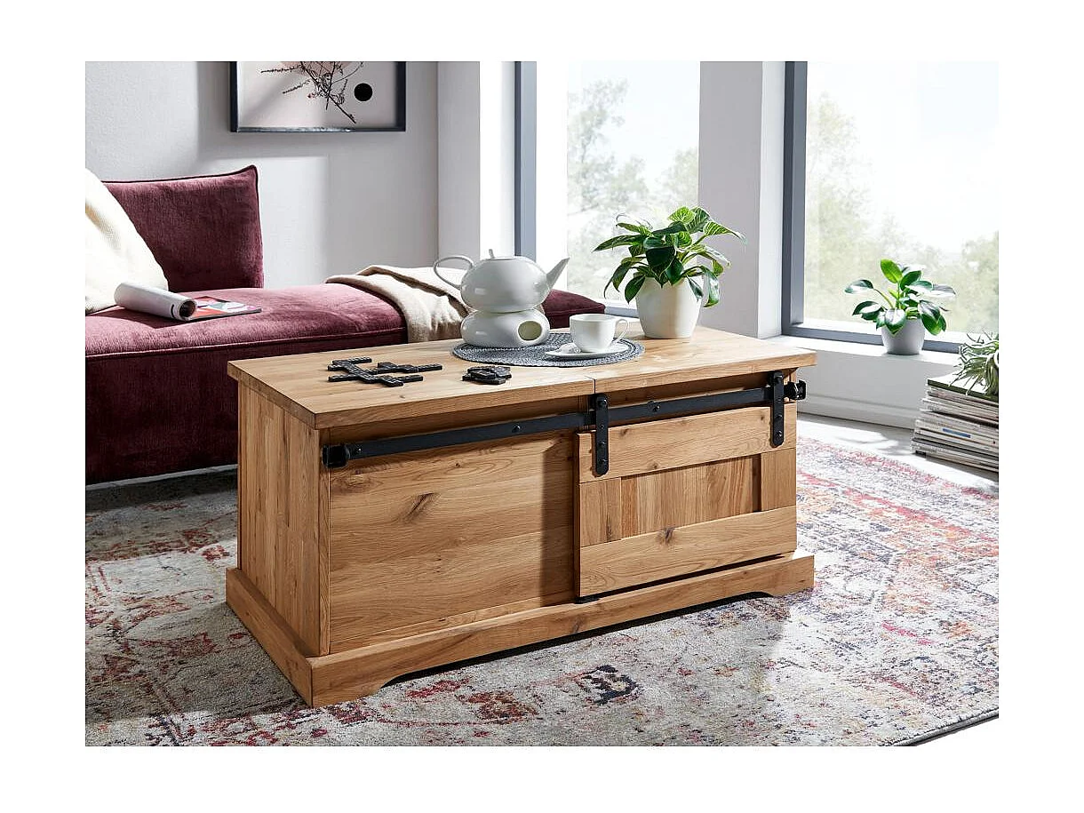 Couchtisch 1,02x0,52x0,472 m Eiche geölt NYKS WZ-0424