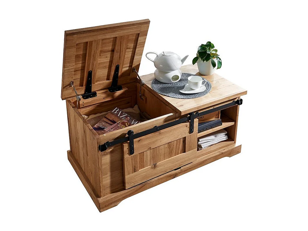 Couchtisch 1,02x0,52x0,472 m Eiche geölt NYKS WZ-0424