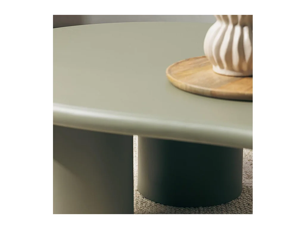 Table basse 130x80x34 cm olive NUBE
