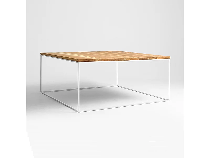 Couchtisch 100x100x45 cm weiß Tensio Wood