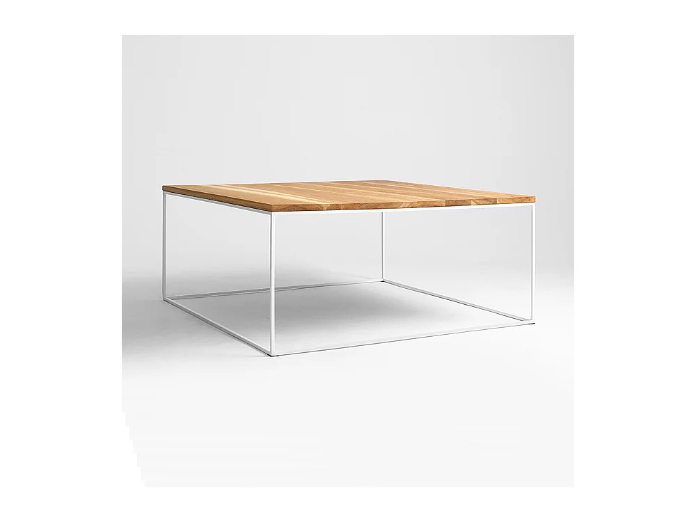 Couchtisch 100x100x45 cm weiß Tensio Wood