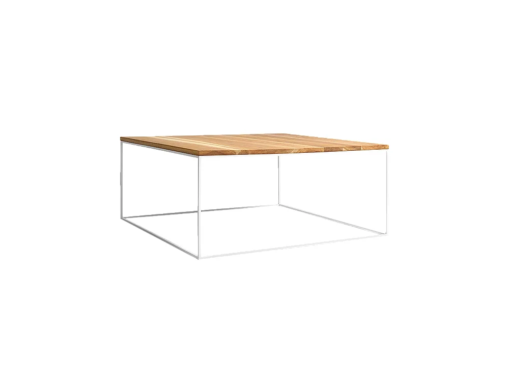 Couchtisch 100x100x45 cm weiß Tensio Wood