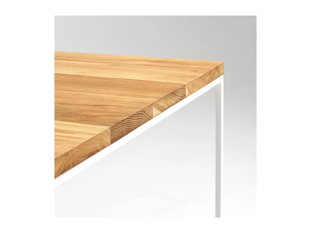 Couchtisch 100x100x45 cm weiß Tensio Wood