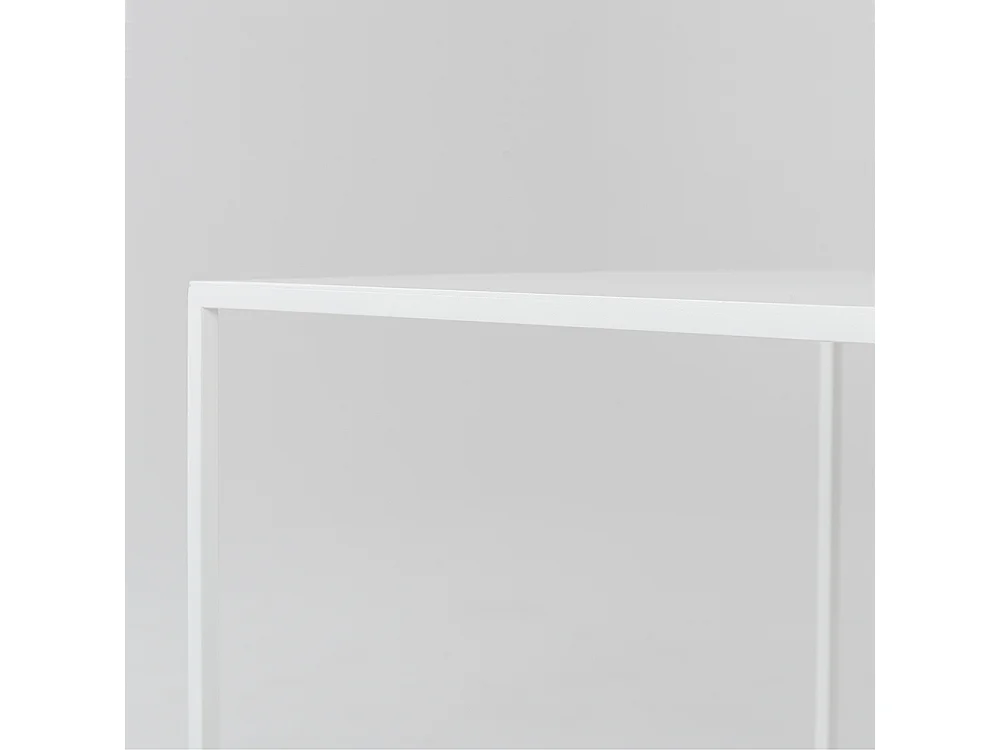 Mesa de Centro 0.5x0.5x0.45 m branca tensio metal 50