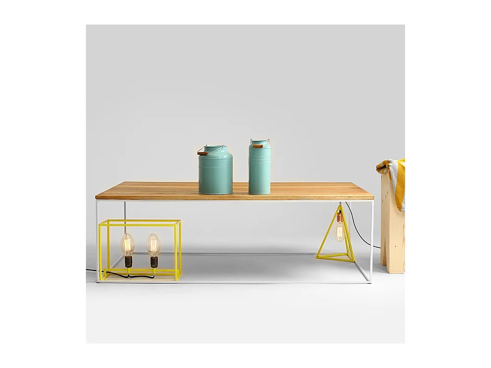 Couchtisch 80x140x45 cm weiß Tensio Holz