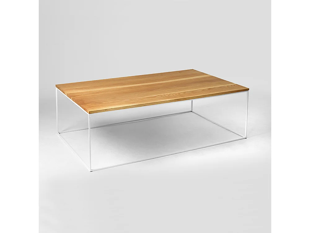 Salontafel 80x140x45 cm wit Tensio Hout