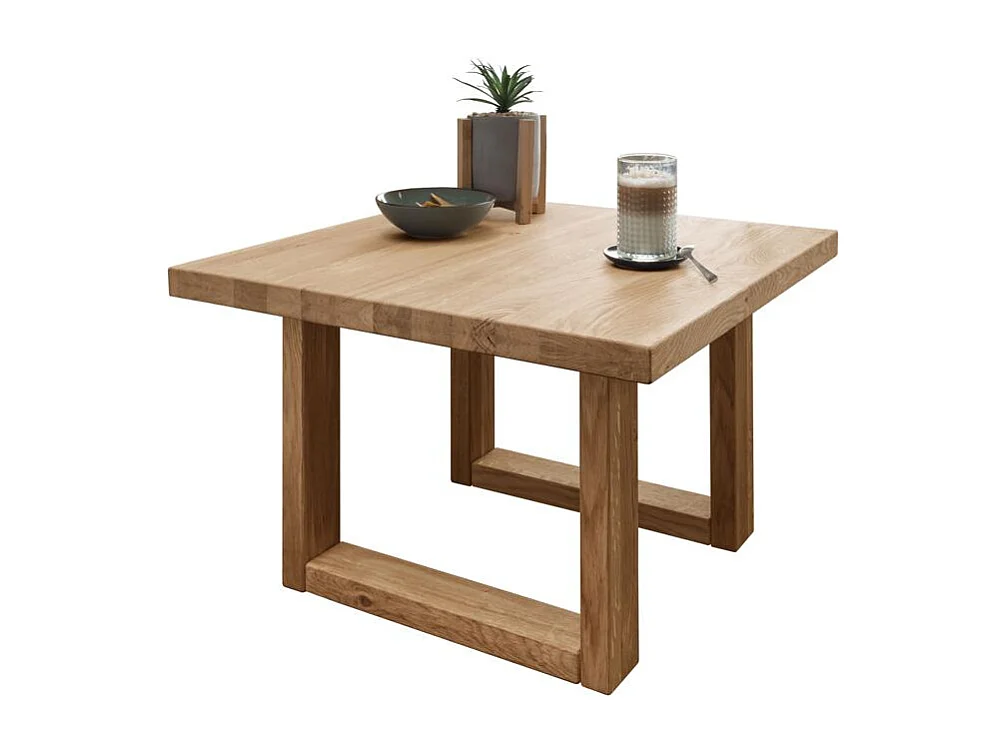 Table basse 70x70x45 cm Chêne huilé Robusto WZ-169