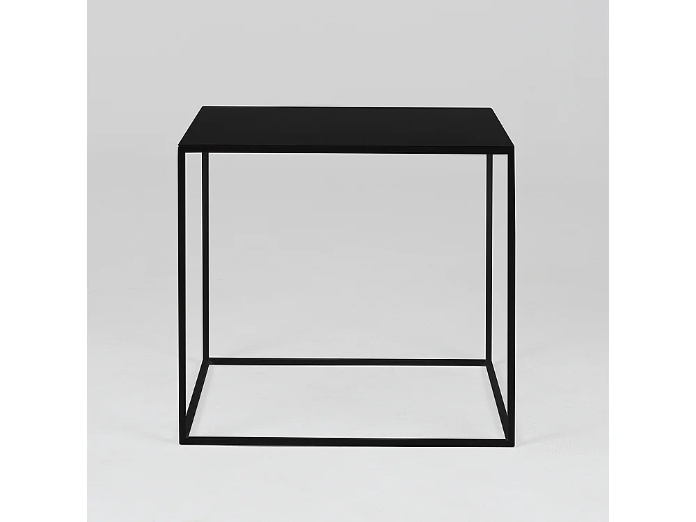 Salontafel 0.5x0.5x0.45 m zwart tensio metaal 50