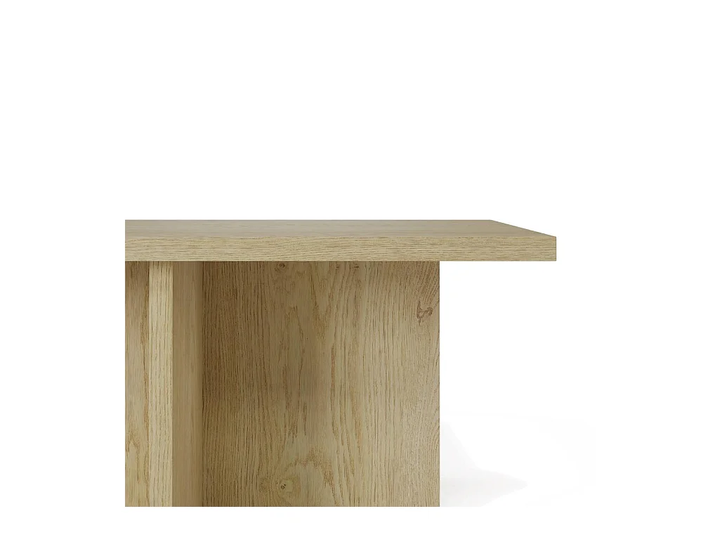 Couchtisch 40x110x60 cm Naturholz Esche