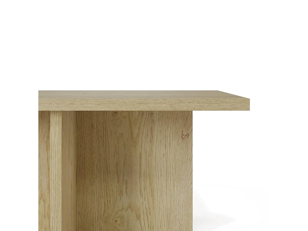 Couchtisch 40x110x60 cm Naturholz Esche