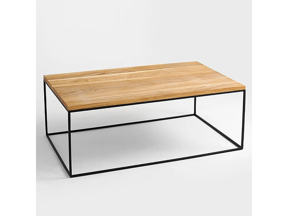 Salontafel 80x140x45 cm Zwart Tensio Hout