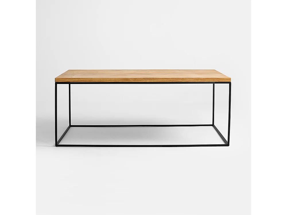 Salontafel 80x140x45 cm Zwart Tensio Hout