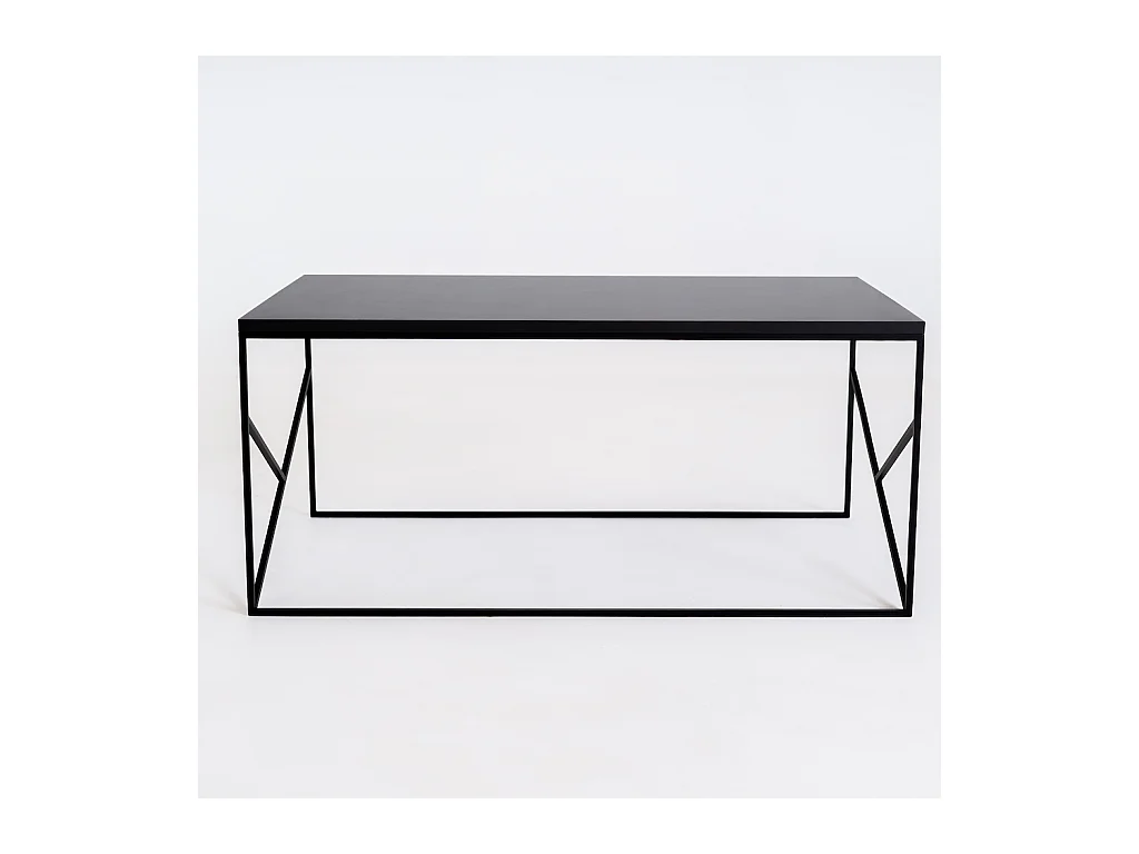 Couchtisch 100x60x45 cm schwarz fancy basic