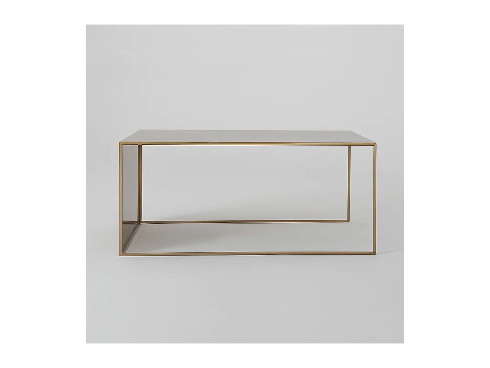 Table basse 60x100x45 cm or 2MURS MÉTAL