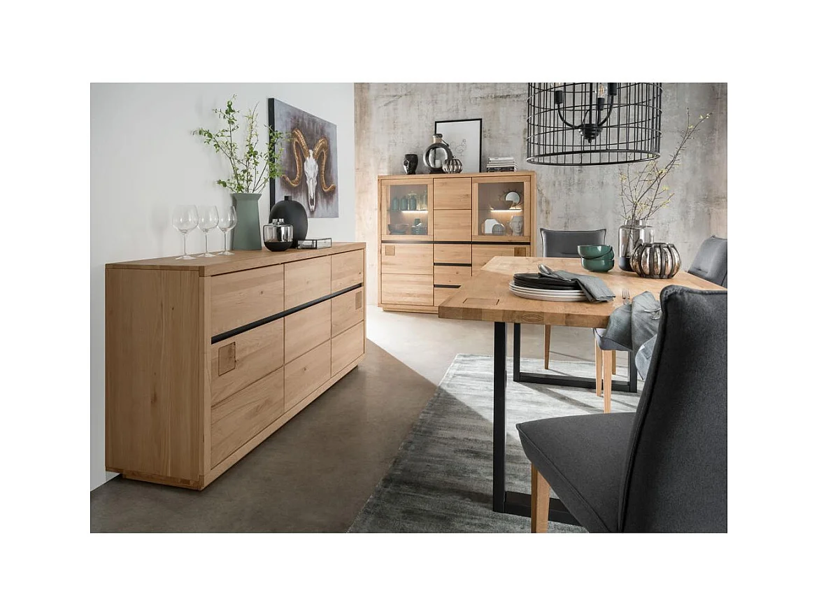 Couchtisch 110x70x45 cm Eiche geölt FENDE WZ-0159