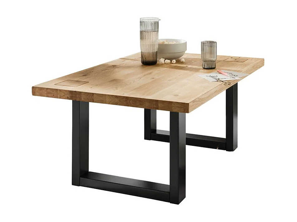 Mesa de centro 110x70x45 cm carvalho oleado FENDE WZ-0159