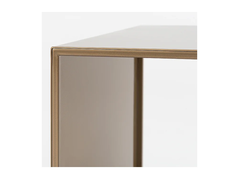 Table basse 0,5x0,5x0,45 m or 2MURS MÉTAL 50