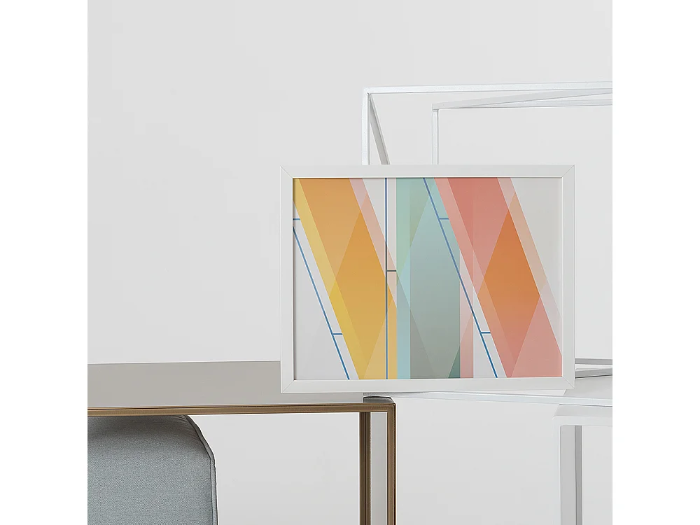 Table basse 0,5x0,5x0,45 m or 2MURS MÉTAL 50