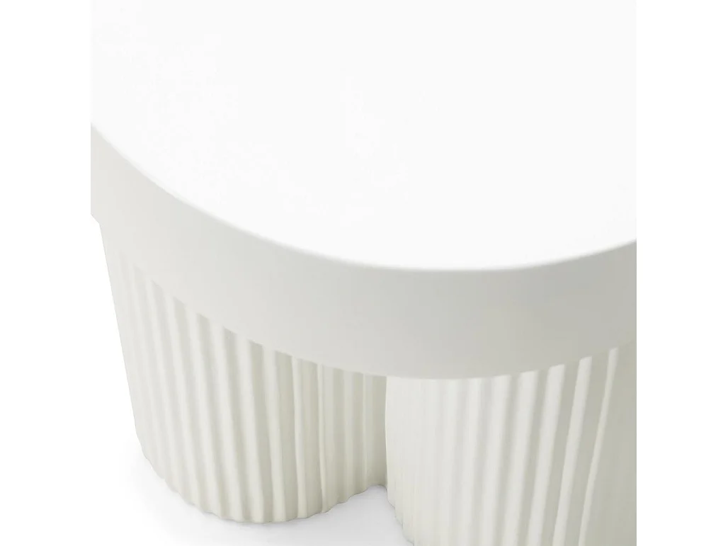 Couchtisch 45x45x49,4 cm Offwhite Rigato