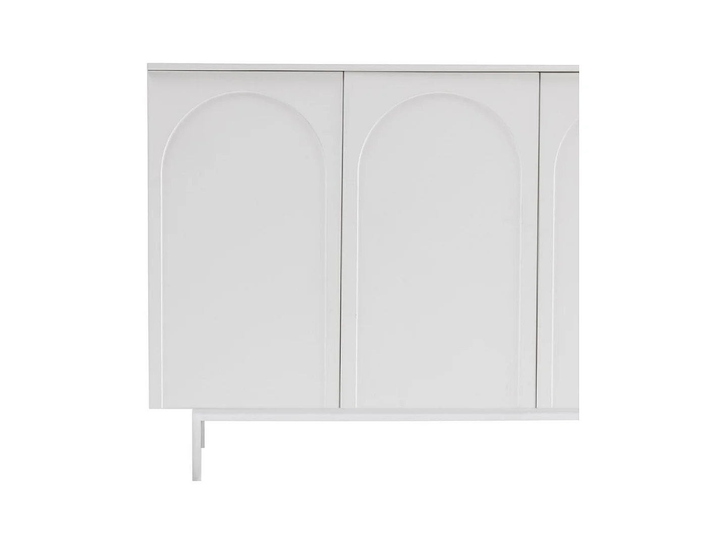 Commode 161x42x87,5 cm blanc esthétique