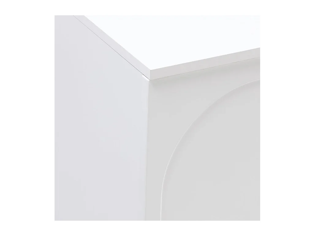 Commode 161x42x87,5 cm blanc esthétique