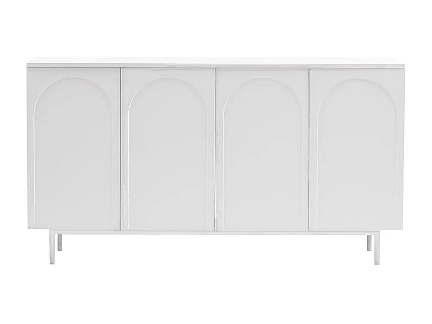 Ladekast 161x42x87,5 cm wit esthetisch