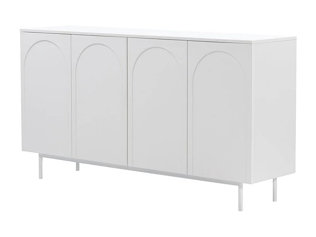 Ladekast 161x42x87,5 cm wit esthetisch