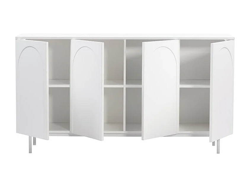 Ladekast 161x42x87,5 cm wit esthetisch