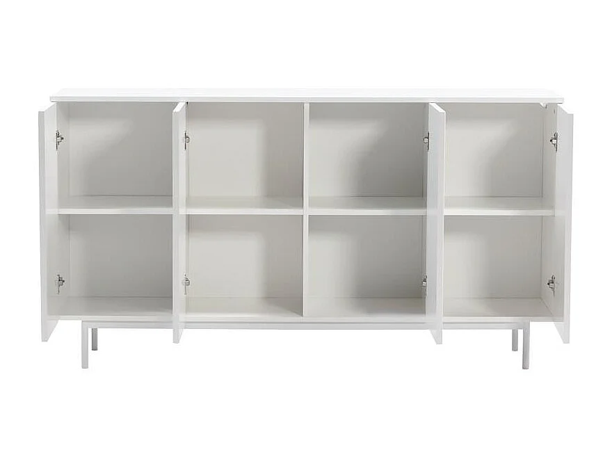 Ladekast 161x42x87,5 cm wit esthetisch