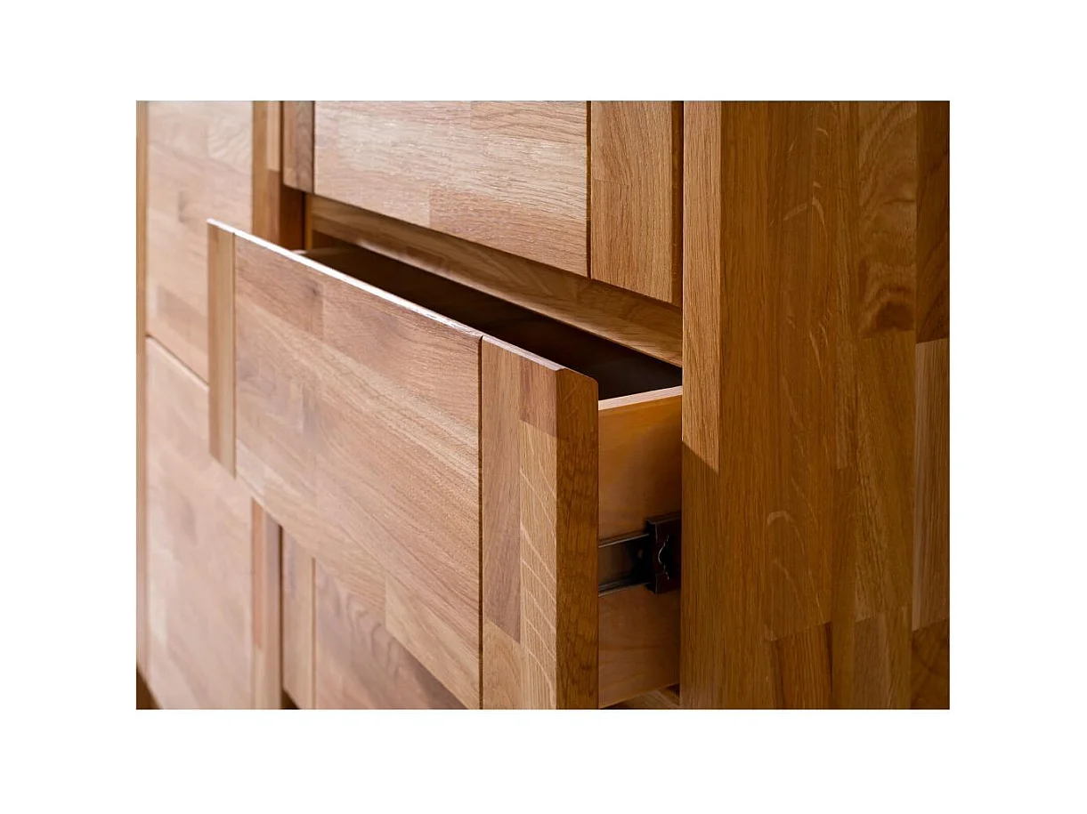 Kommode 1046x457x990 mm geölte Eiche TIMO 1T4S Eiche