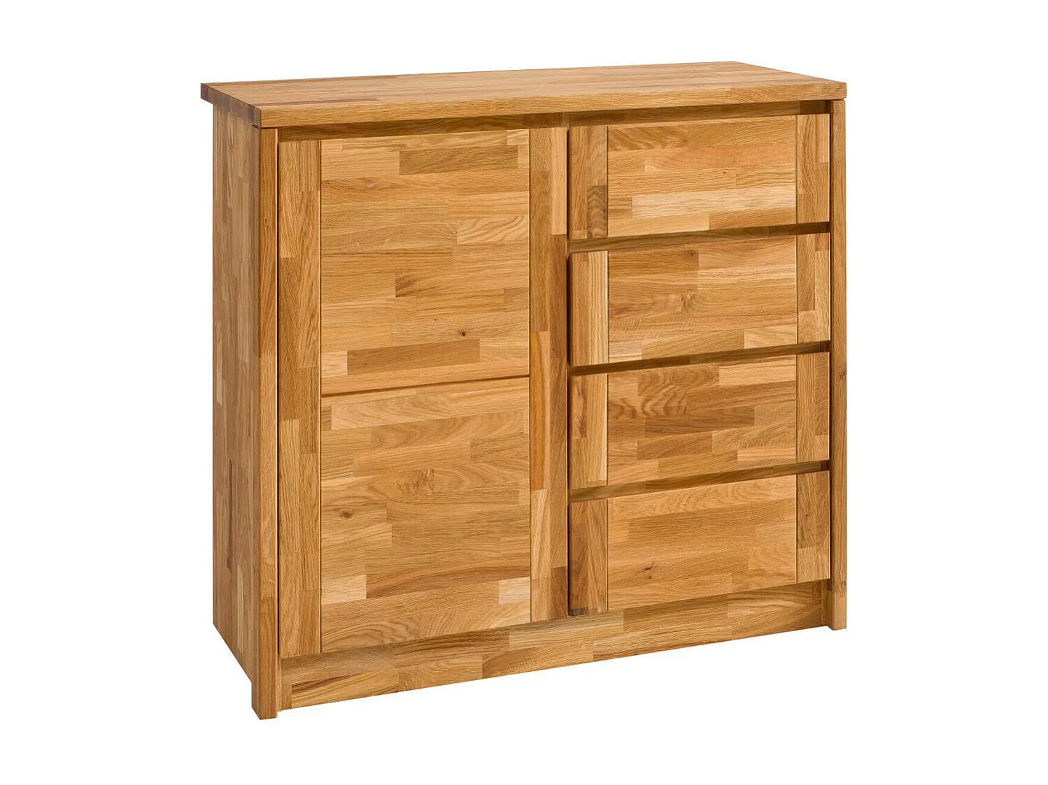 Kommode 1046x457x990 mm geölte Eiche TIMO 1T4S Eiche