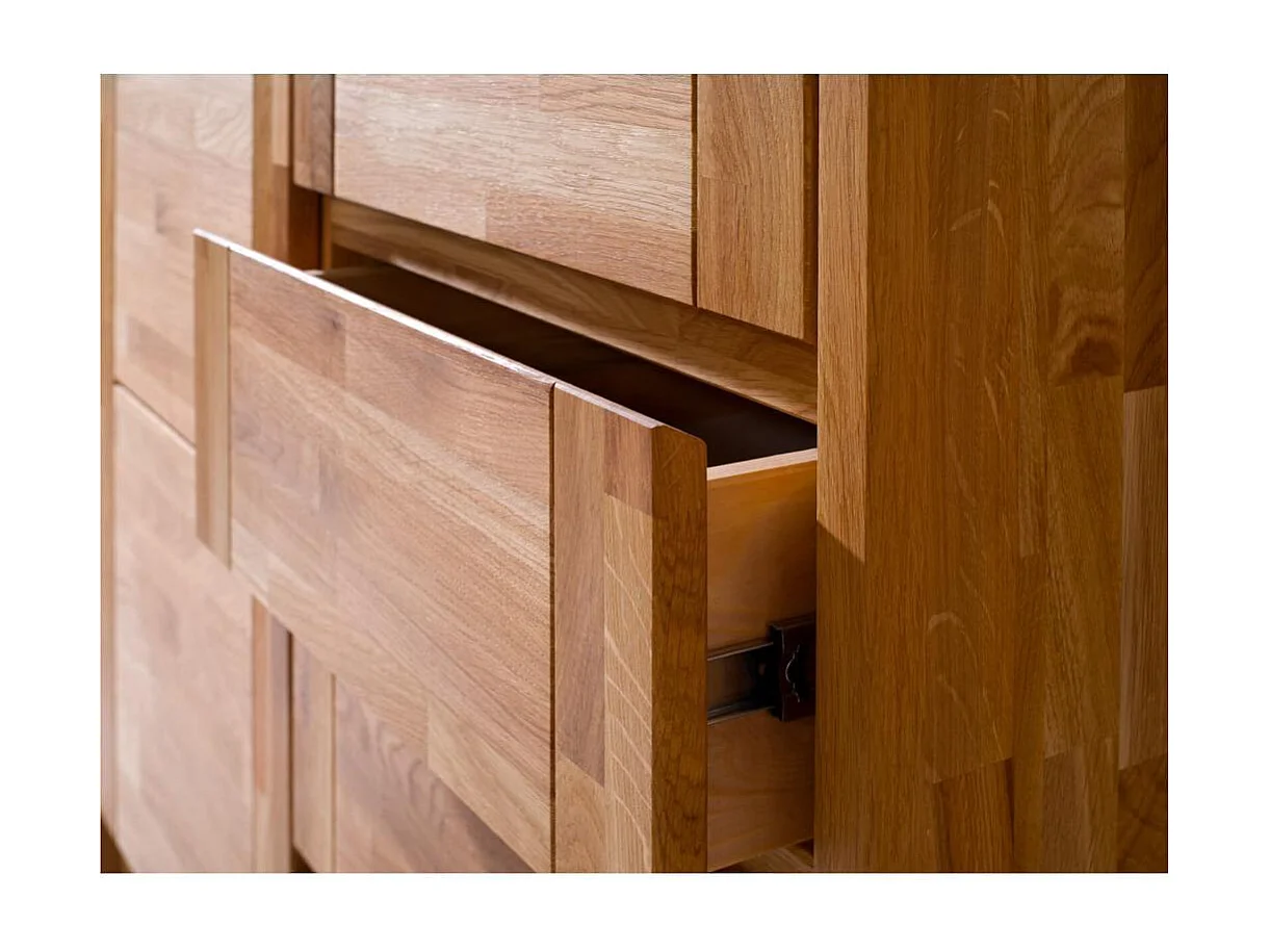 Kommode 1046x457x990 mm geölte Eiche TIMO 1T4S Eiche