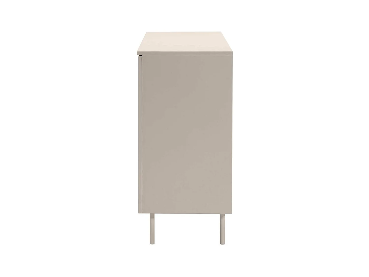 Cômoda 87,5x161x42 cm, estética cashmere