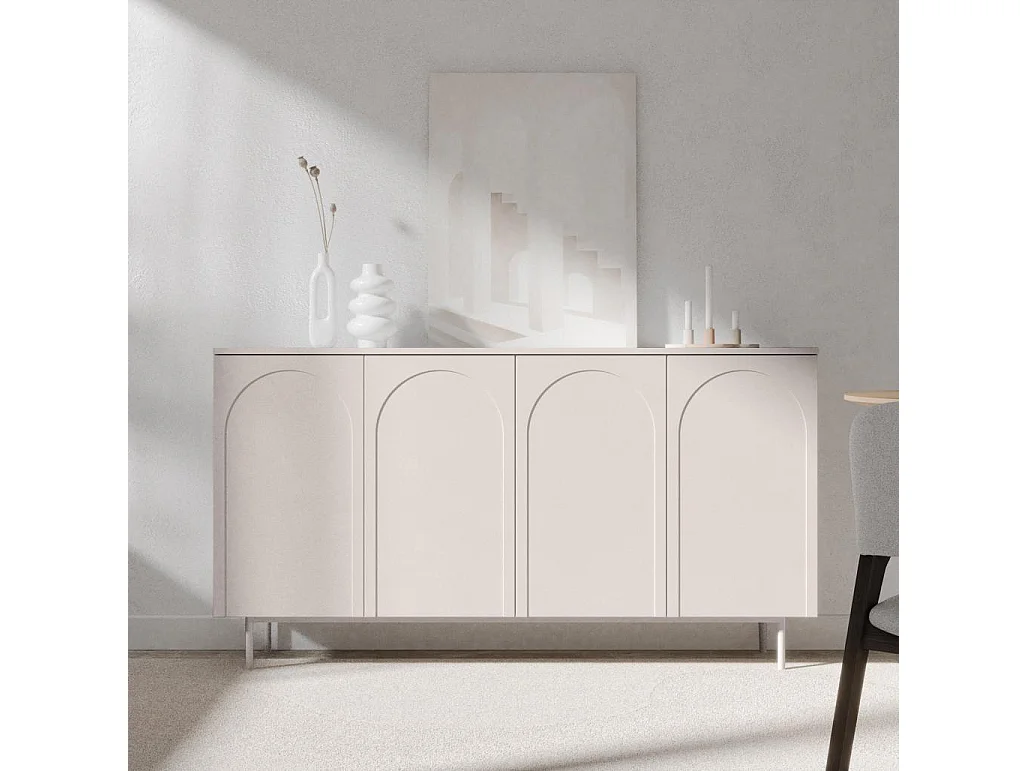 Kommode 87,5x161x42 cm Kaschmir Ästhetik