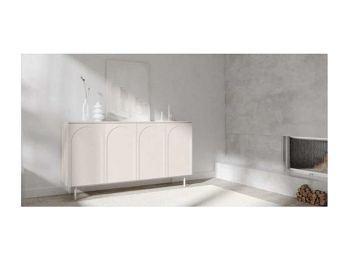 Kommode 87,5x161x42 cm Kaschmir Ästhetik