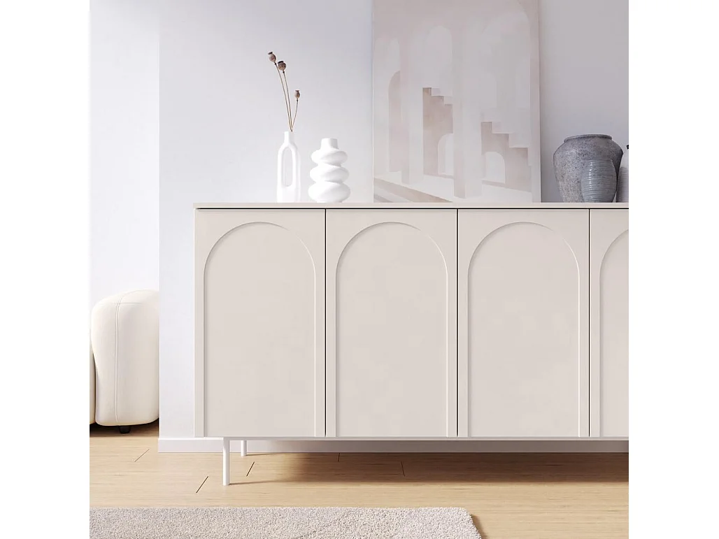 Kommode 87,5x161x42 cm Kaschmir Ästhetik