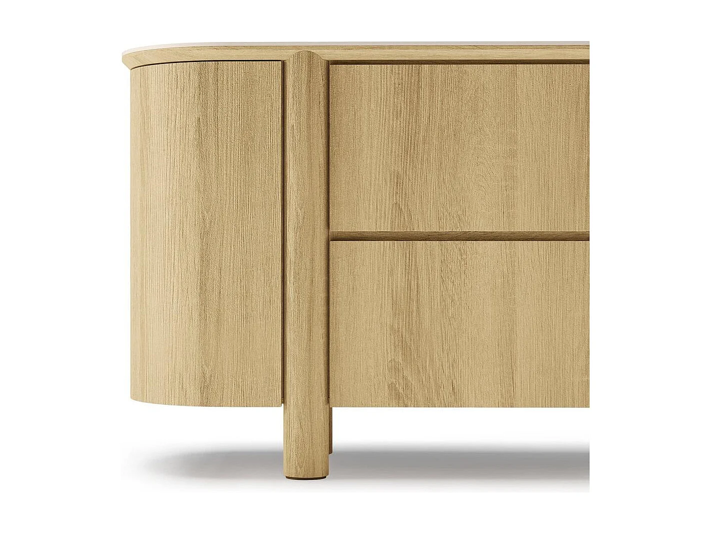 Commode 160x48x85 cm Chêne Cecile