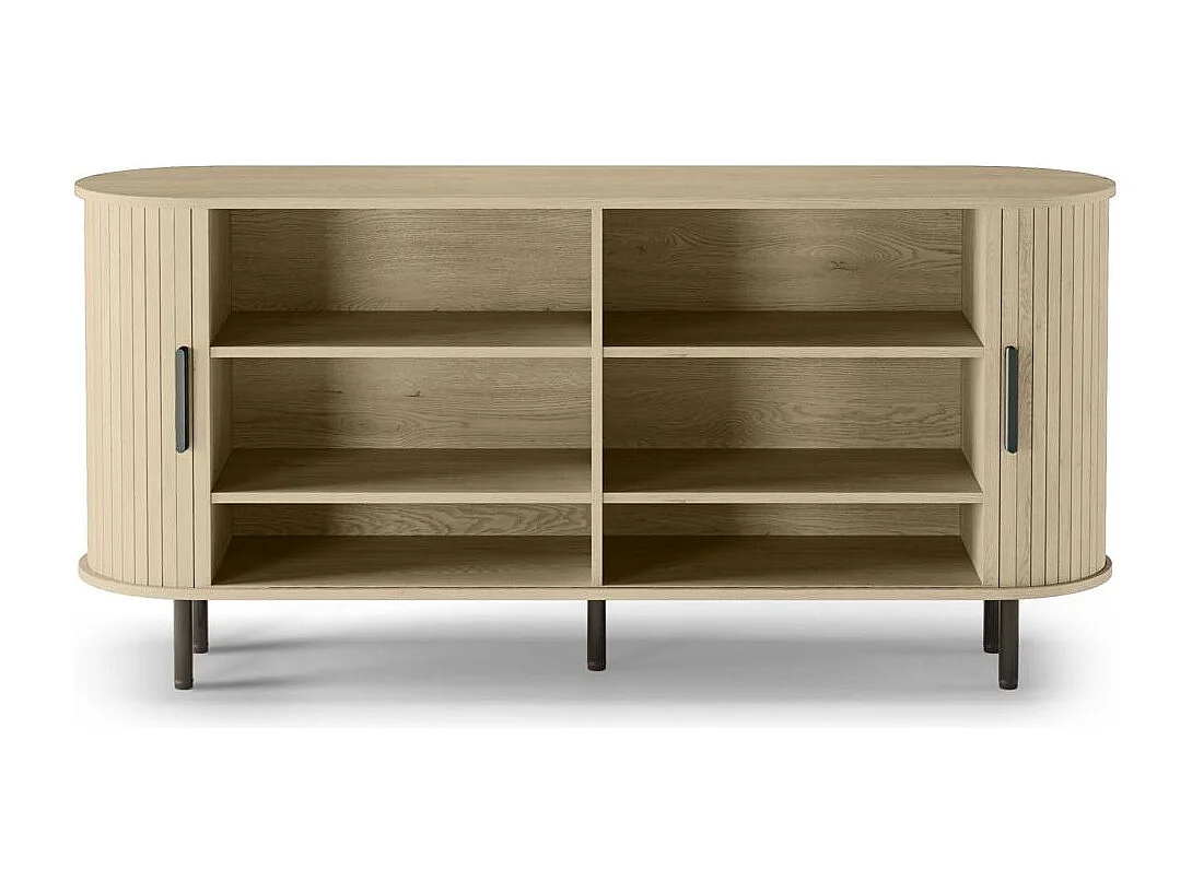 Commode 160x40x75 cm chêne clair EPIQUE