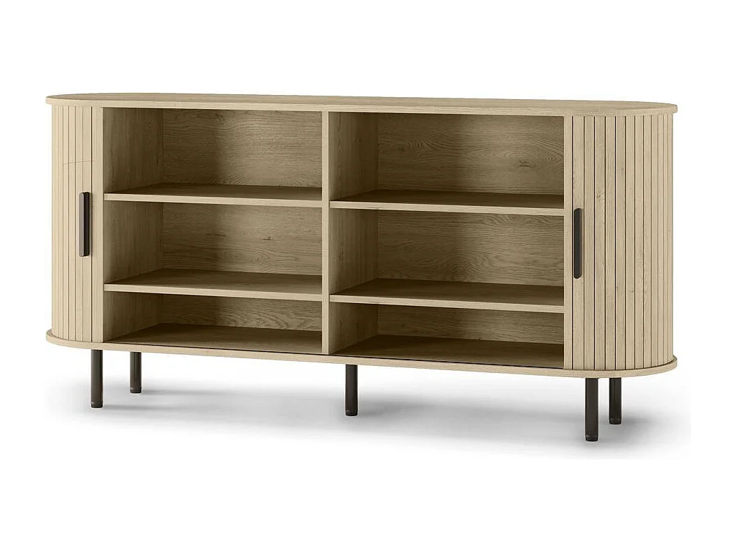 Commode 160x40x75 cm chêne clair EPIQUE