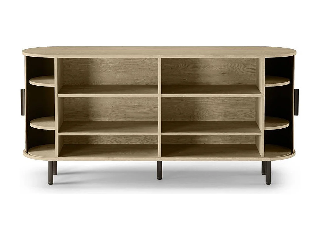 Commode 160x40x75 cm chêne clair EPIQUE