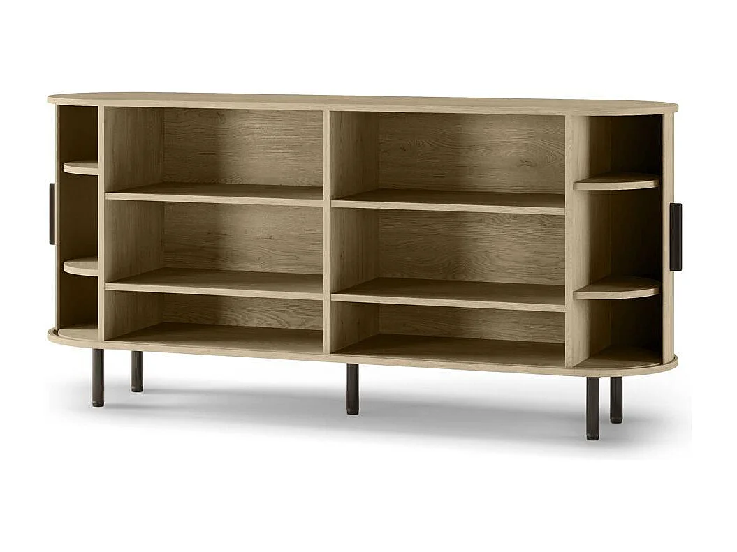 Commode 160x40x75 cm chêne clair EPIQUE