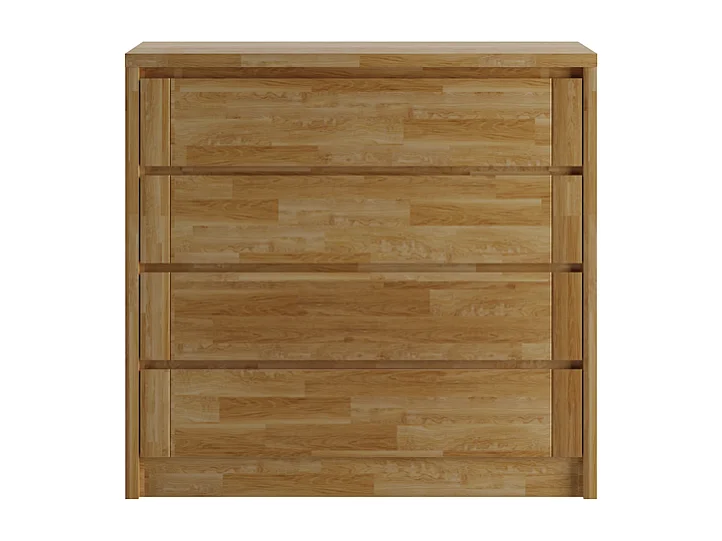 Kommode 104,6x45,7x99 cm Öl-Eiche Timo 4 Schubladen Eiche